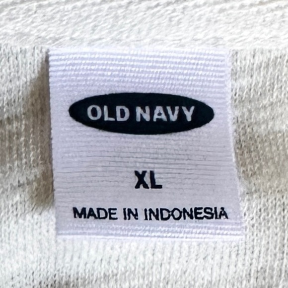 Old Navy Beachy Embroidered Live By the Sun Terry Sweatshirt Size XL NWT - Picture 8 of 9